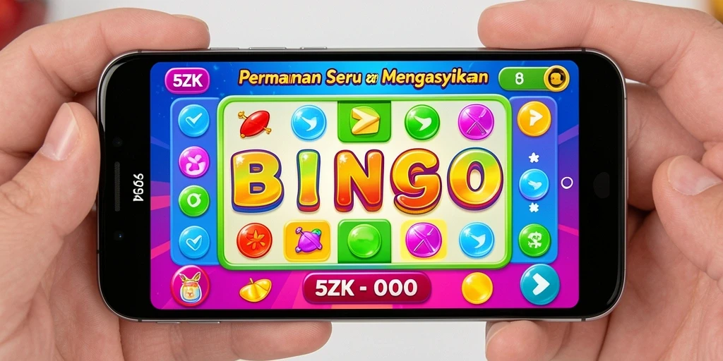 Tampilan gameplay Bingo yang seru di 5ZK.