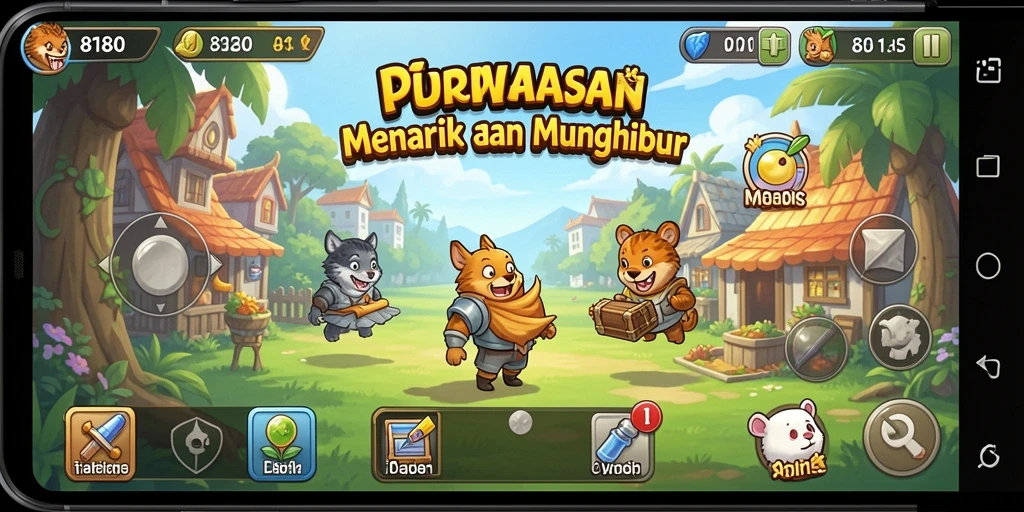 Screenshot gameplay 8180 menampilkan kesenangan bermain Idle.