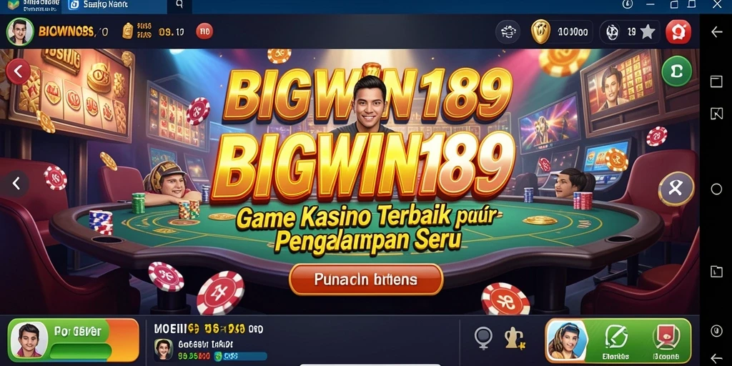 Tampilan gameplay menarik dari BIGWIN189 yang memukau.