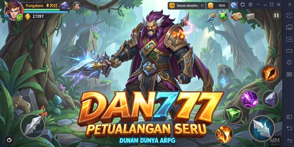 Screenshot menampilkan aksi seru dalam gameplay ARPG.