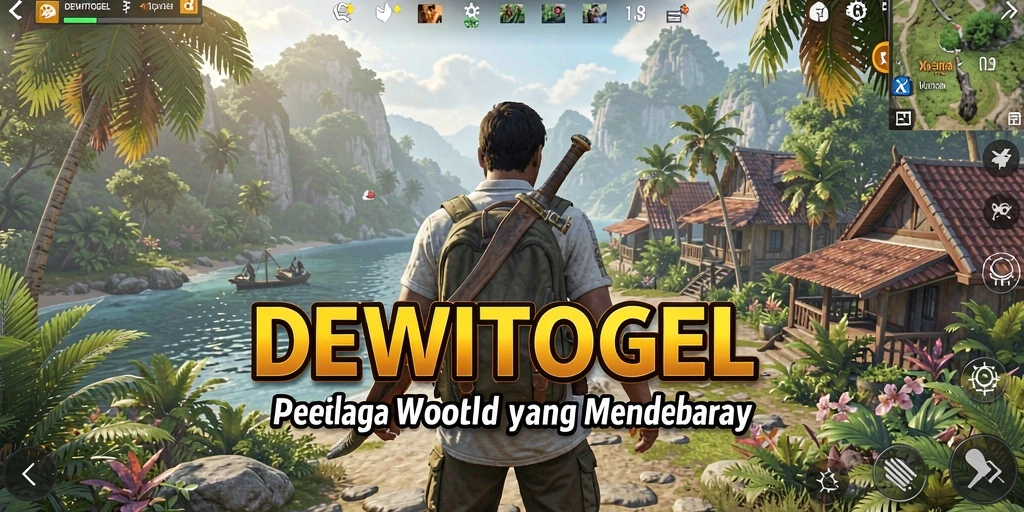 Tangkapan layar menampilkan aksi seru dalam dunia DEWITOGEL.