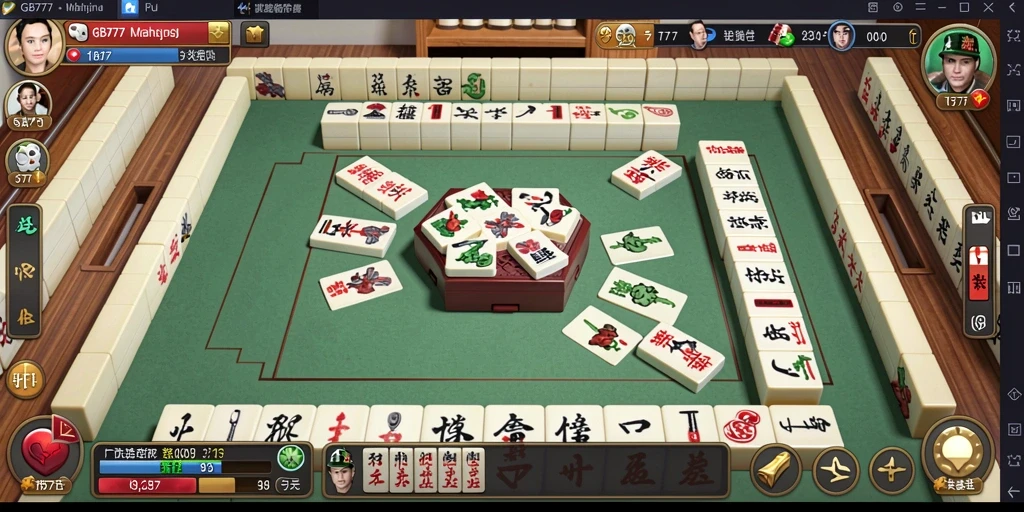 Tampilan gameplay Mahjong yang menarik di GB777.