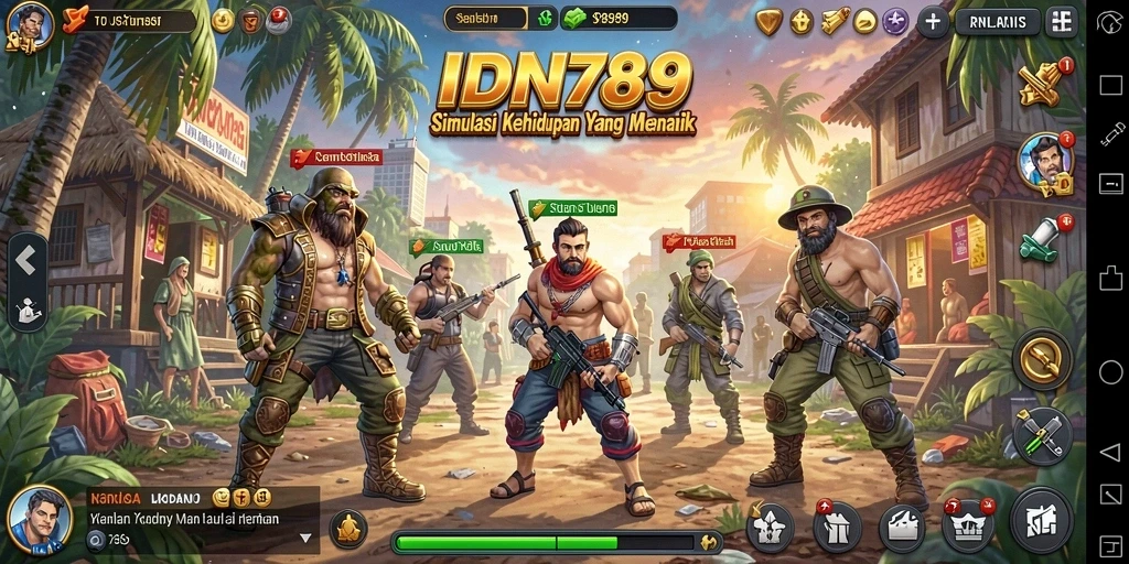 Tampilan gameplay yang menarik dan penuh aksi di IDN789.