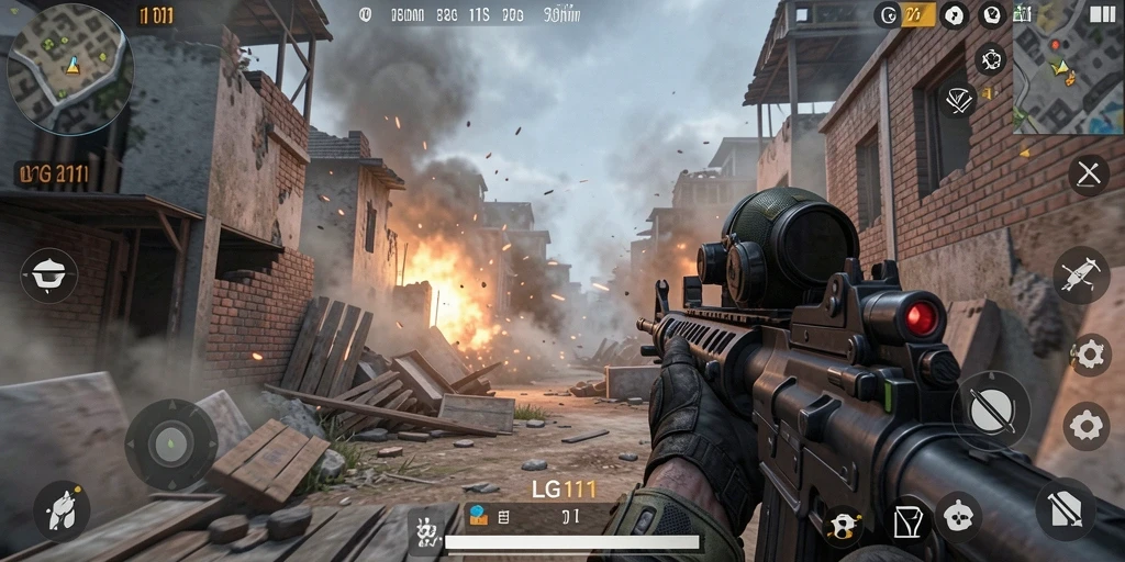 Gameplay LG111 dengan pertempuran seru dan grafis menawan.