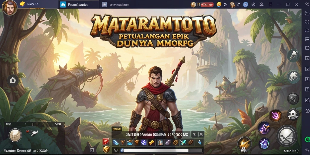 Screenshot gameplay menampilkan aksi seru dalam petualangan MMORPG.