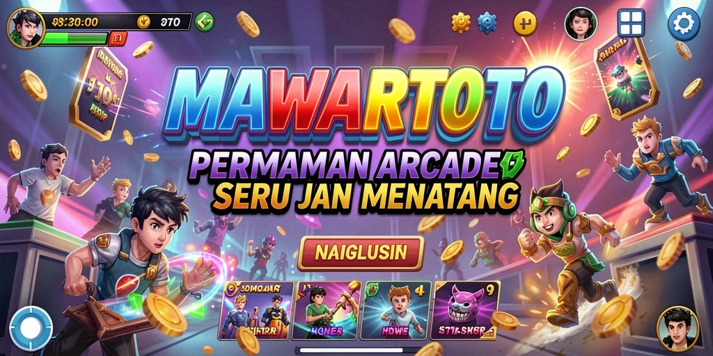 Tampilan gameplay seru dari MAWARTOTO saat bermain Arcade.