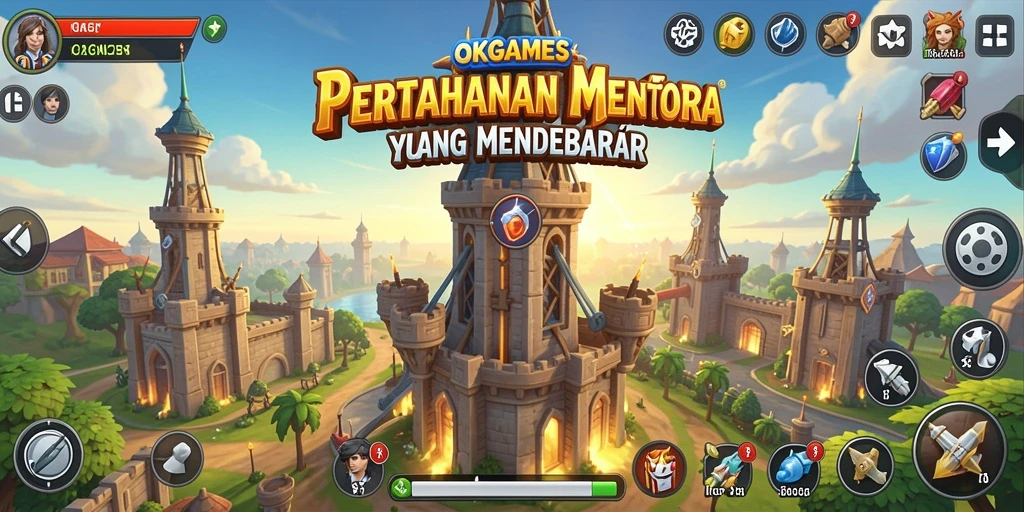 Gameplay seru OKGAMES menantang strategi pemain.