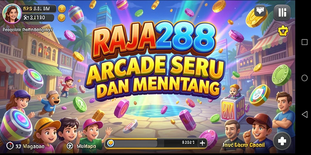 Tampilan gameplay seru dari RAJA288 dengan aksi arcade yang cepat.