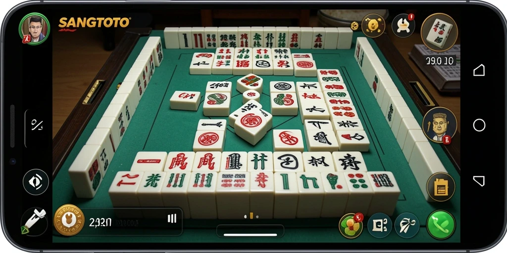 Tampilan permainan Mahjong yang menarik di SANGTOTO.