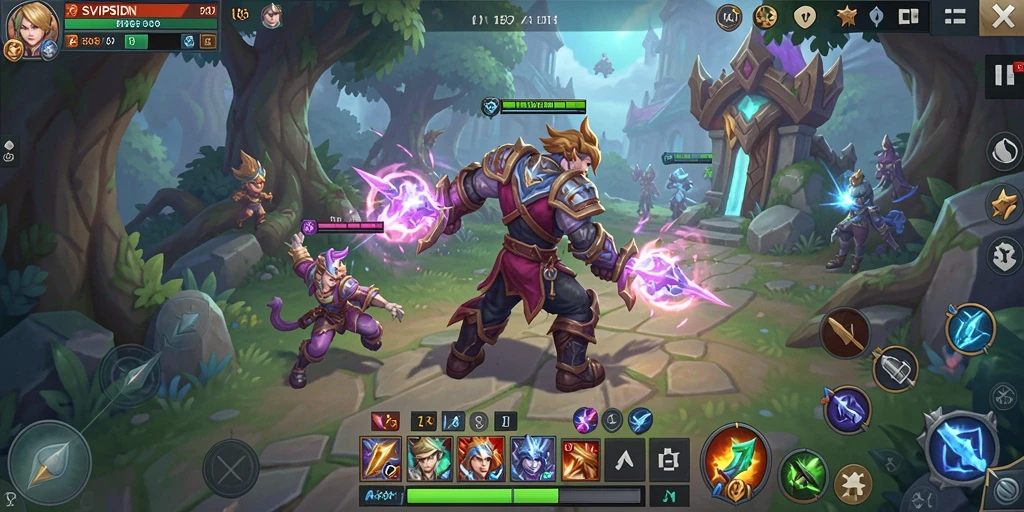 Tampilan gameplay ARPG menakjubkan dari SVIPSIDN dengan grafis yang memikat.
