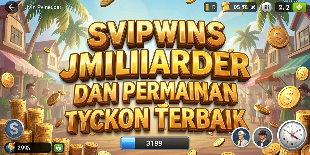 Screenshot gameplay SVIPWINS menunjukkan pengalaman Tycoon yang mendebarkan.